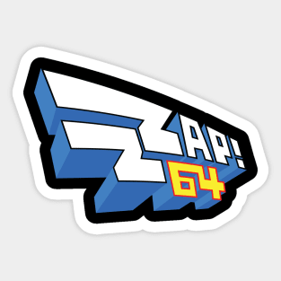 Retro Computers: Commodore C64 Zzap 64 Sticker